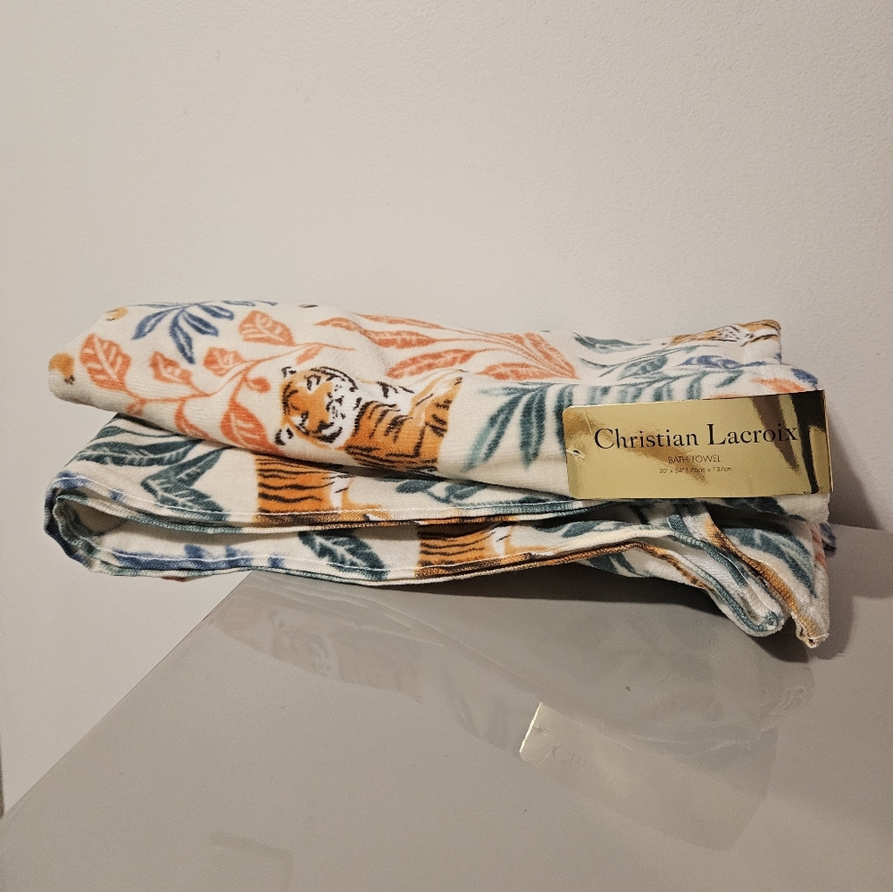 Christian Lacroix Safari Tiger Bath Towel